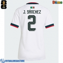 Fotballdrakt Dame Mexico Jorge Sanchez #2 Bortedrakt VM 2026 Kortermet